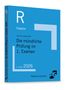 Oberer Text: Ratgeber. Titel: Die mündliche Prüfung im 1. Examen. Seite: Alpamann Schmidt. Farbe: Blau.