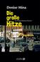 Denise Mina: Die große Hitze. Ein Philip-Marlowe-Roman. Straßenansicht mit Autos und Menschen aus den 1940er Jahren., Buch