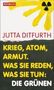 Jutta Ditfurth: Krieg, Atom, Armut, Buch