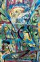 Jochen Sohn, The world on the rise, Volume 9. Bunte, abstrakte Formen und Wirbel in kräftigen Farben., Buch