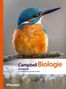 „Campbell Biologie" steht auf einem Buchcover, darauf ein Eisvogel auf einem Ast., Buch
