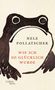 Text: "Nele Pollatschek, Wie ich so glücklich wurde". Illustration: Schwarzer Frosch auf beigem Hintergrund., Buch