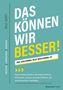 "Das können wir besser! Weil dein Normal nicht mein Normal ist." Blaue Gestaltung mit gelbem Akzent, vertikaler Text.