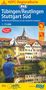 : ADFC-Regionalkarte Tübingen/Reutlingen Stuttgart Süd, 1:75.000, reiß- und wetterfest, GPS-Tracks Download, Div.