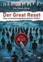 Textdominiert: "Der Great Reset: Eine verschwörungstheoretische Chiffre?". Zeigt Skyline und Menschenmenge.