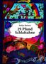 Titel: "29 Pfund Schlafsahne" von Stefan Reisner. Bunte Illustration mit schlafenden Kindern, Tieren und fantasievollen Elementen., Buch
