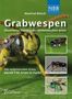 „Grabwespen: Illustrierter Katalog der einheimischen Arten.“ Abbildungen von Wespen auf grünem Hintergrund., Buch