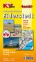 : Eiderstedt (St. Peter Ording, Tönning und Garding), KVplan, Radkarte/Freizeitkarte/Stadtplan, 1:30.000 / 1:15.000, KRT