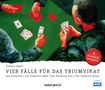 Gisbert Haefs: Vier Fälle für das Triumvirat (Das Triumvirat, Das Triumvirat denkt, Das Triumvirat spinnt, Das Triumvirat hext), CD,CD,CD,CD