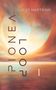 Text: "LUCAS MARTAINN", "PIONEA LOOP", "ROMAN". Illustration mit strudelnden Farben: Orange, Blau, Gelb und Wasser., Buch