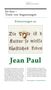 Erinnerungen an Jean Paul, Buch