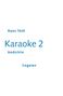 Hans Thill: Karaoke 2, Buch