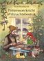 „Pettersson kricht Wihnachtsbesäuk“ von Sven Nordqvist. Ein älterer Mann und eine Katze backen Plätzchen in weihnachtlicher Atmosphäre., Buch