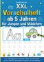 Bastelfreunde Ahoi: XXL Vorschulheft ab 5 Jahren für Jungen und Mädchen, Buch