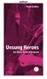 "Unsung Heroes: Der Heavy Kraut Untergrund" von Frank Schäfer. Eine Person spielt Gitarre, mit langem Haar, violett., Buch