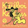 "Christian Schmiedbauer: Kauboi und Kaktus – Die Rache der Dirty Dancers." Comic-Stil mit tanzenden Skelett und Figur., Buch