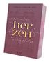 Das Buchcover zeigt den Titel "Wenn unsere Herzen verglühen" von Leonie Strohbecke. Hintergrund in Rosa mit Wolkenmotiv.