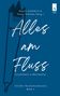 "Alles am Fluss: Geschichten in Rheinkultur" von Regina Schleheck & Fenna Williams. Illustration: Stift und Logo oben., Buch