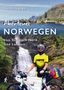 Abenteuer NORWEGEN von Süd nach Nord und Lofoten. Ein Fahrradfahrer vor Wasserfall und Bergen., Buch