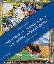 "Münter – Kandinsky Hinterglasmalerei Werkverzeichnis" auf blauem Streifen. Darunter bunte Gemälde mit Landschaft und Figuren.