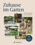 "Zuhause im Garten. Outdoor-Living mit Eva & Davit. 5 Gartenstile für dein grünes Paradies." 

Ein einladender Garten mit Sitzgelegenheit.