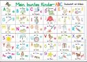 „Mein buntes Kinder-ABC“, dazu A-Z mit Bildern: z. B. „A der Apfel“, „B der Baum“, „C der Computer“ bis „Z das Zelt“.