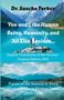 Buchtitel von Dr. Sascha Ferber: "You and I, the Human Being, Humanity, and All Else Besides…" mit einer Berglandschaft im Hintergrund., Buch