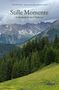 "Stille Momente: Achtsamkeit und Balance" vor Berglandschaft mit Tannenwald. Links oben Wolken, unten ein kleines Logo., Buch