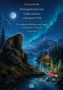Norwegisch mit Trollen und verborgenem Volk, 25 nordische Märchen; große, mystische Landschaft mit einem Troll und Feen., Buch