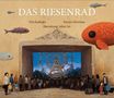 "Das Riesenrad" von Tülin Kozikoğlu und Hüseyin Sönmezay, Übersetzung: Safiye Can. Illustration: Menschen vor einem Riesenrad., Buch