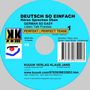 Klaus Jans: Deutsch So Einfach - Hören Sprechen Üben 1 - German So Easy - Talk Listen Practise 1, CD