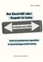 Horst Schawohl: Das Einzel-AAT oder: Respekt ist keine Einbahnstraße, Buch