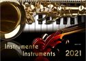 Peter Bach: Musikinstrumente, ein Musik-Kalender 2021, DIN A3, Div.