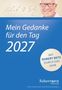 "Mein Gedanke für den Tag 2027. MIT ROBERT BETZ DURCH DAS JAHR. Dem Leben eine neue Richtung geben." Gesicht eines Mannes.