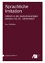 Lea Schäfer: Sprachliche Imitation, Buch