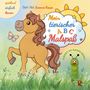 „Mein tierischer ABC Malspaß“, „Dipl.-Päd. Susanne Krewer“, „Spielend einfach lernen“. Ein fröhliches Pferd mit Schmetterling., Buch