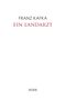 Franz Kafka: Ein Landarzt, Buch