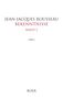 Jean-Jacques Rousseau: Bekenntnisse, Buch