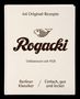 "64 Original-Rezepte. Rogacki. Delikatessen seit 1928. Berliner Klassiker / Einfach, gut und lecker." Illustrative Gestaltung., Buch