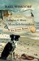 "Callaghan & Monty - Die Muschelchroniken: Ein Jersey Krimi". Ein Hund am Strand, daneben eine Geige und Felsen im Hintergrund., Buch