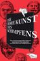 "Die hohe Kunst des Schimpfens", bunte Illustration von grotesken Gesichtern und einer Hand mit Daumen nach unten., Buch