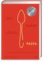"Der Silberlöffel Pasta. Authentische italienische Rezepte." Roter Einband mit einem gelben Löffel stilisiert., Buch