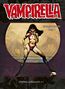 Vampirella Gesamtausgabe Band 1. Eine Frau in einem roten Outfit vor einem großen Mond, daneben ein Totenschädel., Buch