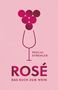 Text: "PASCAL STREHLER ROSÉ DAS BUCH ZUM WEIN". Illustration: Weinglas und Trauben auf rosa Hintergrund.
