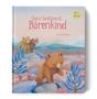 „Ganz bestimmt, Bärenkind“ von Agi Ofner. Illustration von drei Bärenkindern in einer pastellfarbenen Landschaft., Buch