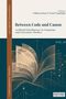 "Between Code and Canon", Bd. II, KI in Sprache und Literatur. Stilisiertes Buch mit geometrischen Mustern., Buch