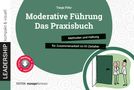 Moderative Führung: Praxisbuch, Methoden für KI-Zeitalter. Illustration: Zwei Personen vor grüner Tür, eine mit Hut., Buch
