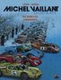 "Michel Vaillant Legenden: Das Rennen des Jahrhunderts" darüber Rennwagen an der Startlinie, Zuschauer im Hintergrund., Buch