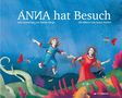 "ANNA hat Besuch. Eine Geschichte von Sabine Haupt. Mit Bildern von Sonya Trolliet." Zwei Figuren unter Wasser, fröhlich., Buch