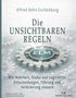 Titel: "Die unsichtbaren Regeln". Untertitel: "Wie Wahrheit, Risiko und Legitimität Entscheidungen, Führung und Veränderung steuern". Zahnrad-Hintergrund., Buch